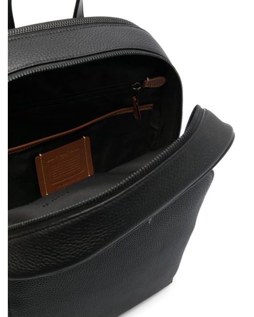COACH Black Gotham Leather Backpack for men