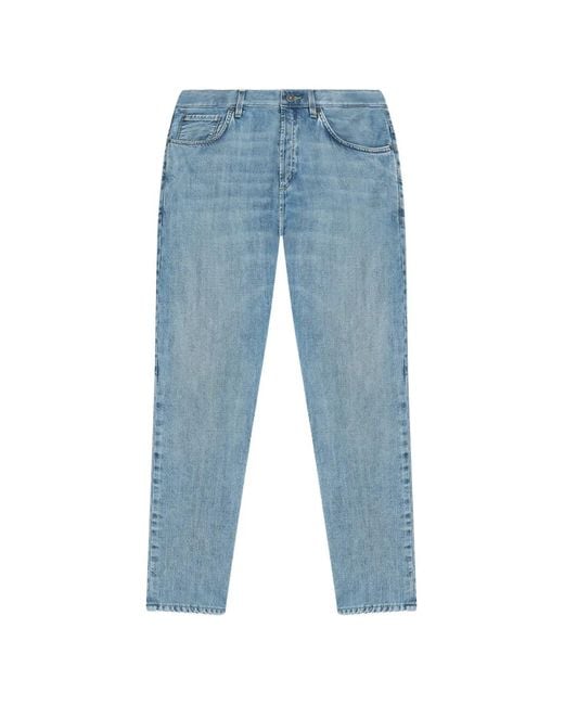 Dondup Blue Five-Pocket Jeans for men