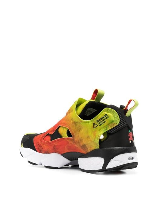 Reebok Green Pump Low-Top Sneakers for men