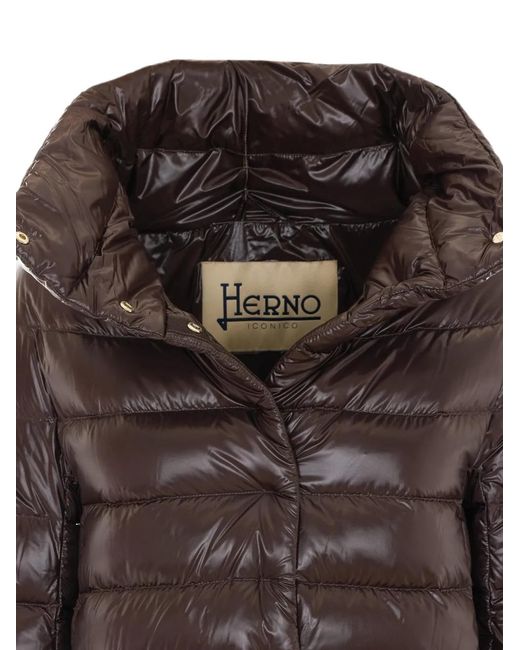 Herno Brown Aminta Padded Jacket