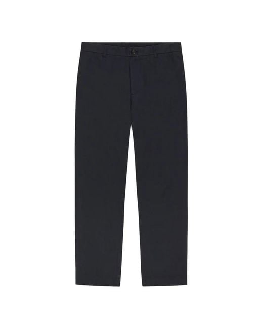 NN07 Blue Buttoned Trousers for men