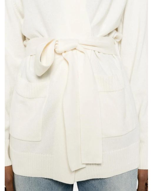 Bompard White Belted Pocket Jacket