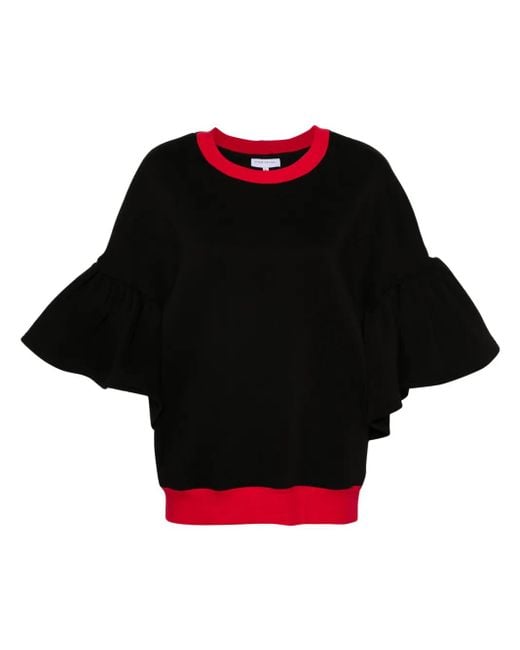 Ioana Ciolacu Black Pepper Contrasting-Trim Sweatshirt