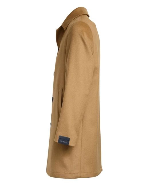 Sartorio Napoli Natural Buttoned Coat for men