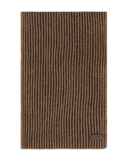 Sciarpa A Righe di Moorer in Brown da Uomo