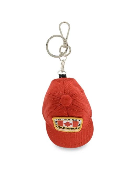 DSquared² Baseball-Cap Keyring in Red für Herren