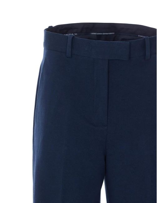 Circolo 1901 Blue Tailored Trousers