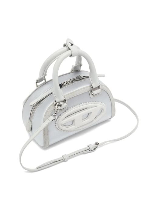 DIESEL White Mini Sac À Bandoulière 1Dr Dome