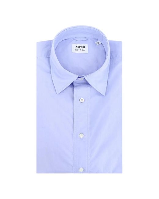 Aspesi Fred Button-Down Overhemd in het Blue voor heren