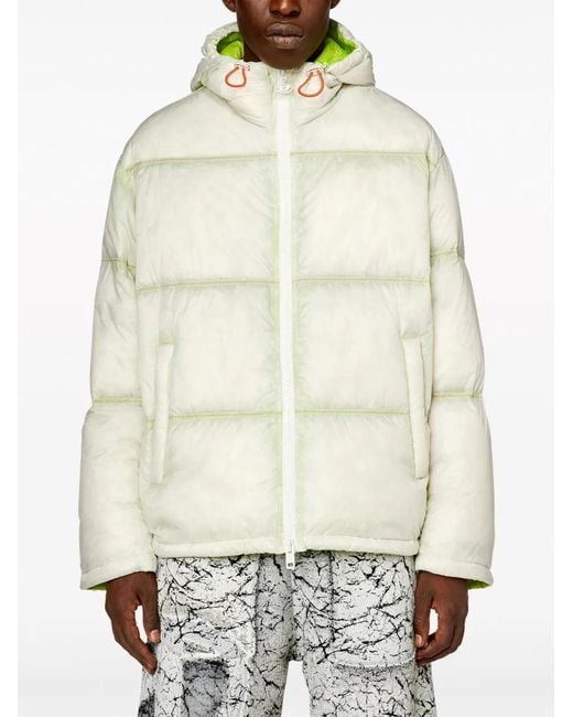 DIESEL Natural Ripstop Down Jacket for men