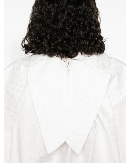 Marni White Cotton Blouse