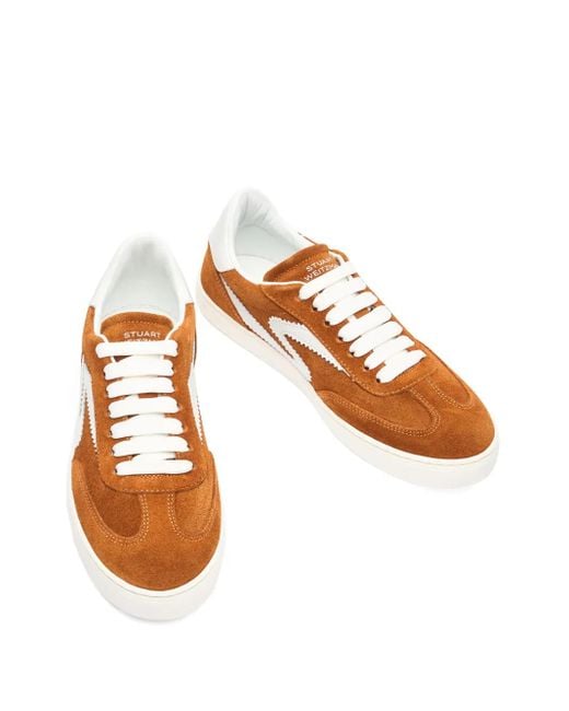 Stuart Weitzman Brown Runaround Sneakers
