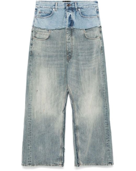 Balenciaga Cut-Up Jeans in Blue | Lyst
