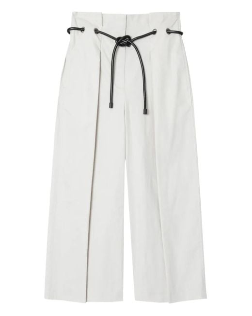 3.1 Phillip Lim Broek Met Trekkoord in het White