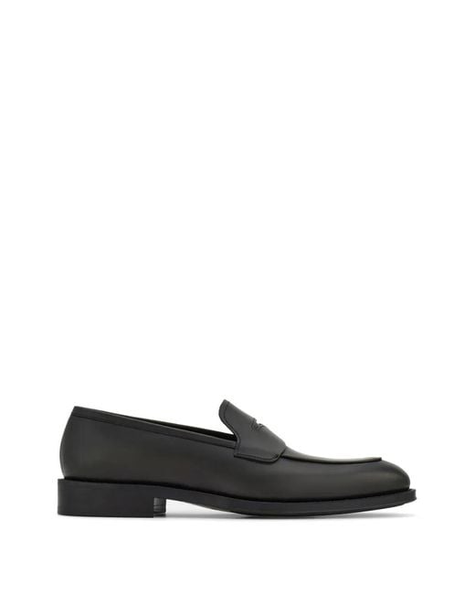 Ferragamo Black Penny Loafers for men