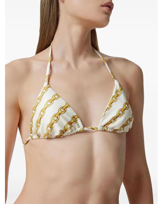 Top De Bikini Treasure Versace de color Multicolor