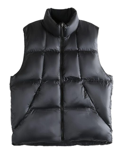 Goldwin Padded Zip-Fastening Gilet in Black | Lyst