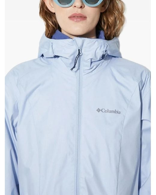 Columbia Blue Inner Limits Hooded Zip-Front Jacket