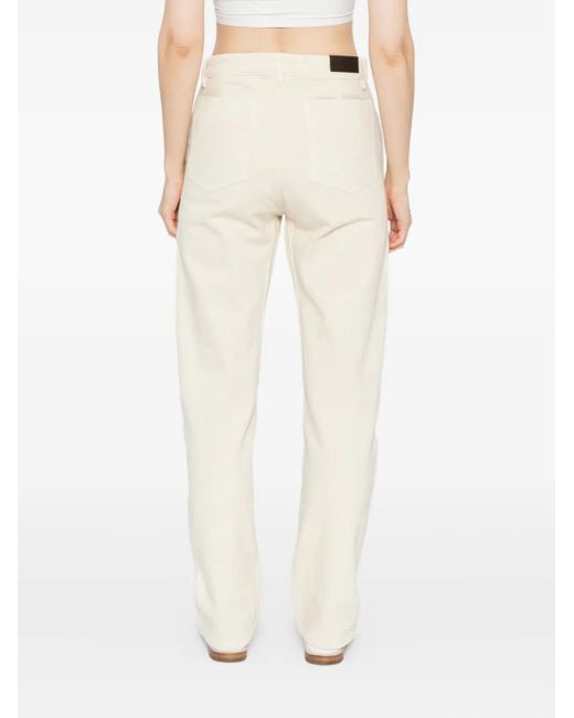 Lemaire White Cotton Jeans