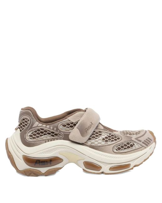 Ash Gray Sneakers mit Klettverschluss