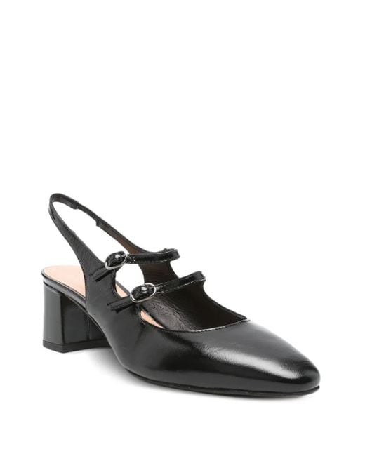 Julie Dee Black 65Mm Slingback Pumps