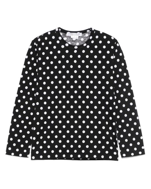 Comme des Garçons ポルカドット Tシャツ Black
