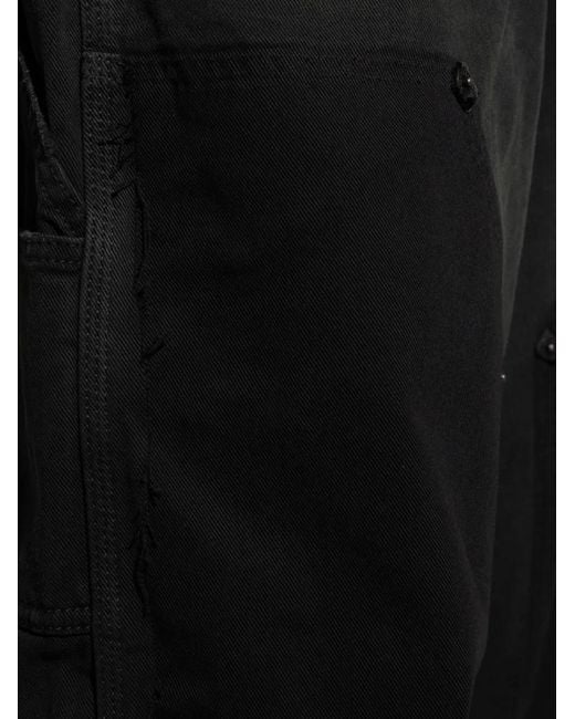 Balenciaga Black Panel-Detail Jeans for men
