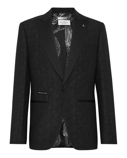 Philipp Plein Black Blazers for men