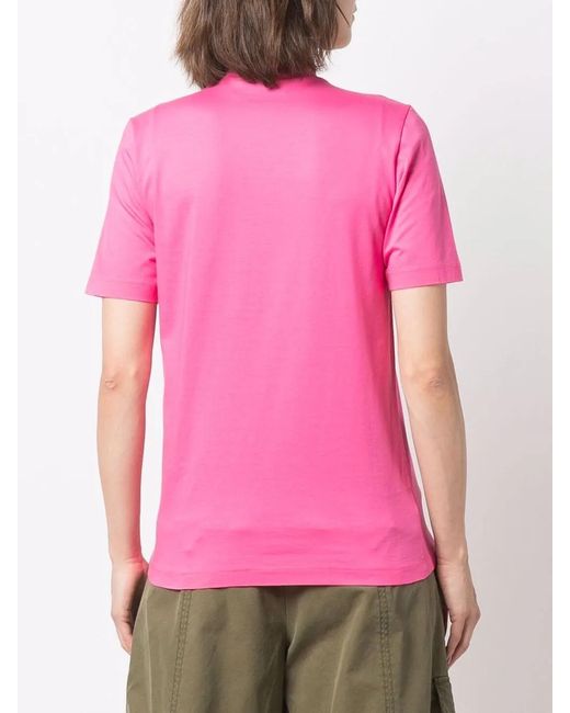DSquared² Pink Logo-Print Short-Sleeve T-Shirt