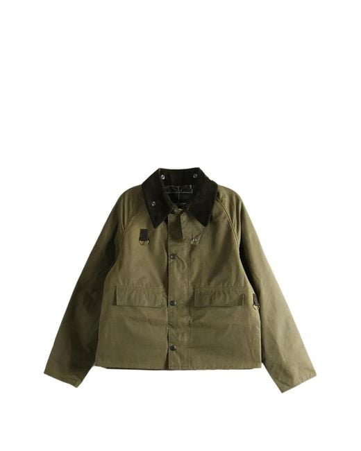 Barbour Spey Gewaxt Jack in het Green voor heren