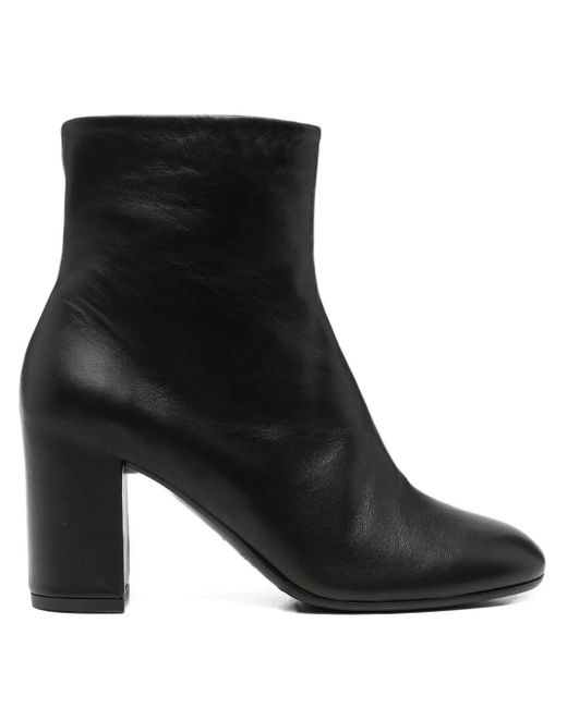 Roberto Del Carlo Black Stiefel mit Blockabsatz 80mm