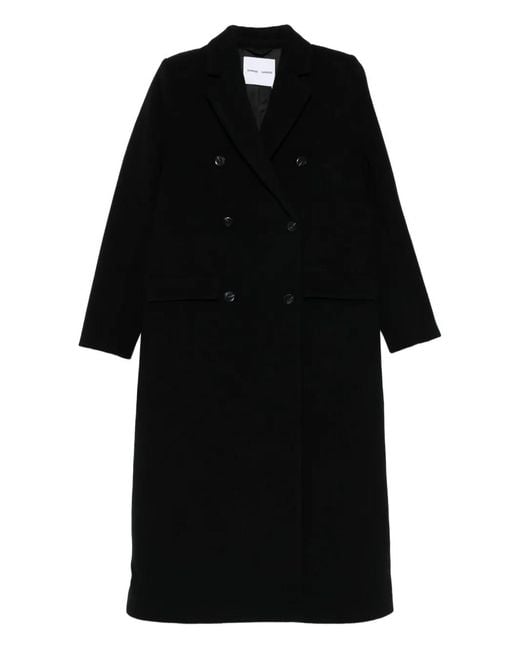 Abrigo Falcon Con Doble Botonadura Samsøe & Samsøe de color Black