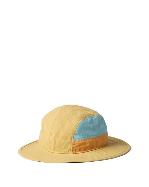 COTOPAXI Yellow Tech Drawstring Bucket Hat for men