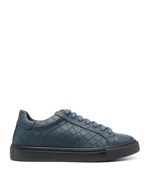 HIDE & JACK Essence Croco スニーカー Blue