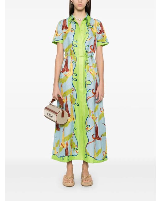 ALÉMAIS Rafaela Maxi-Jurk in het Green