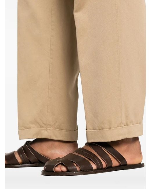 Barena White Drapier Varotto Trousers for men
