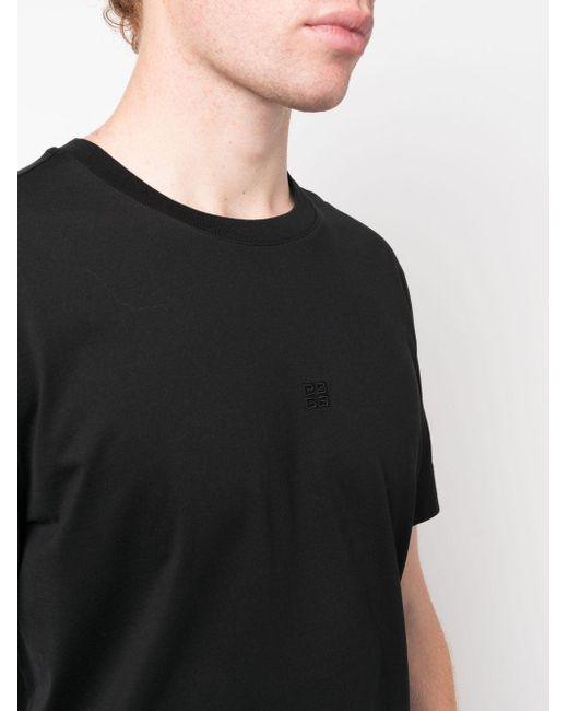 Camiseta lisa Givenchy de hombre de color Black