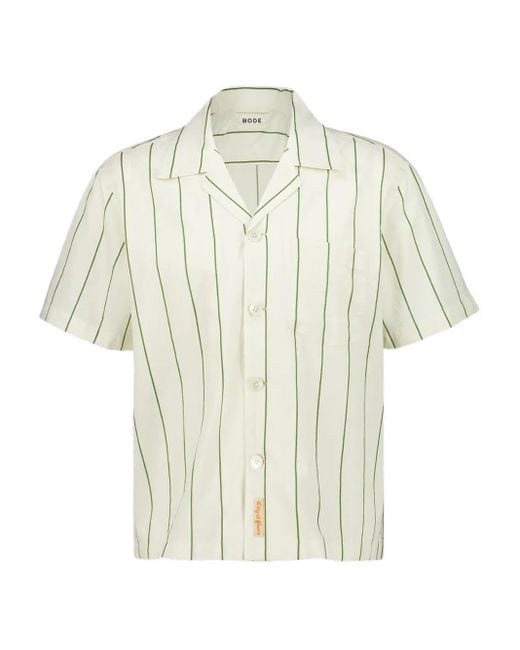 Celery Stripe Long Sleeve Shirt