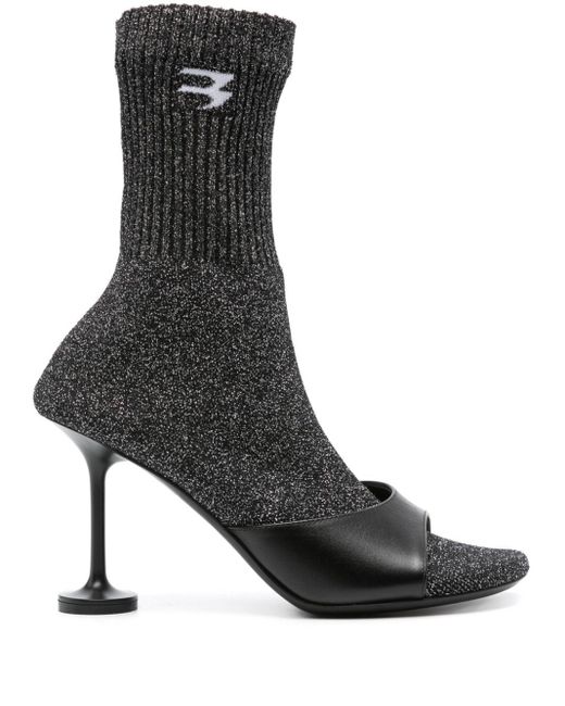 Zapatos 3B Sock con tacón de 90 mm Balenciaga de color Black