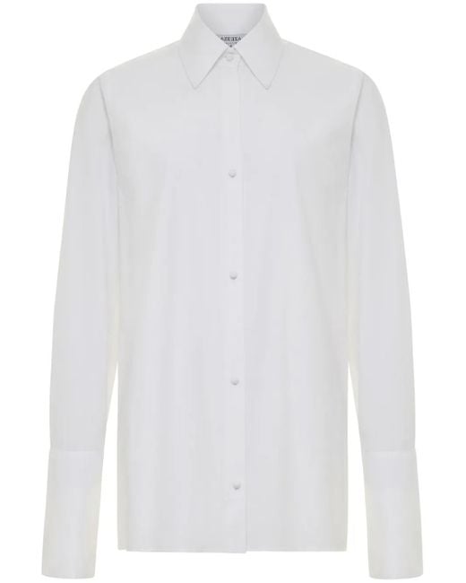 Azeeza White Mini Kareena Hemdkleid