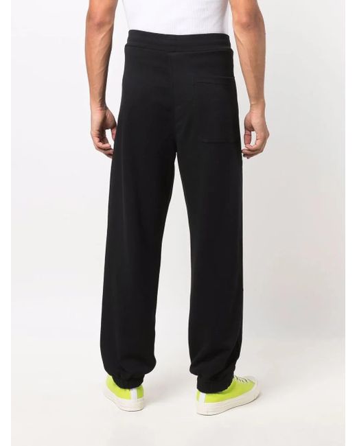 MSGM Black Jogger Pants for men