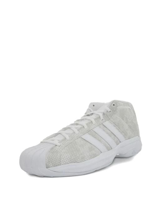 Adidas White Pro Model 2G Sneakers for men