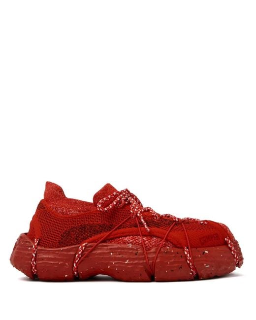 Camper Roku Low-Top Sneakers in Red | Lyst