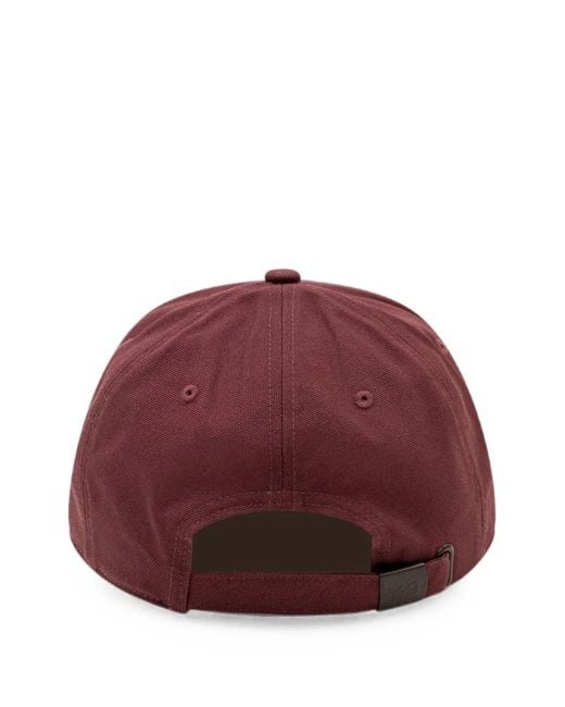 Y-3 Red Logo-Appliqué Cap for men