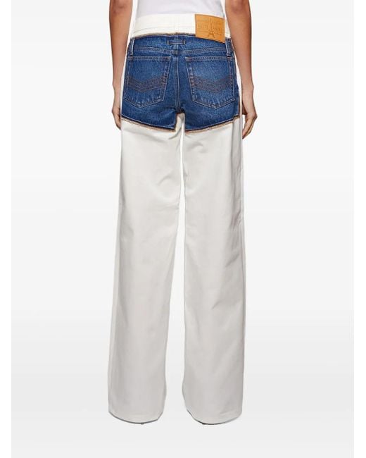 Jean Paul Gaultier Blue Petit Grand Panelled Jeans