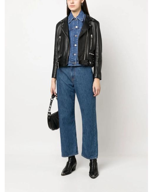 Veronica Beard Blue Button-Front Denim Vest