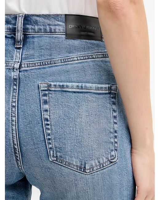 DKNY Blue Cuffed Jeans