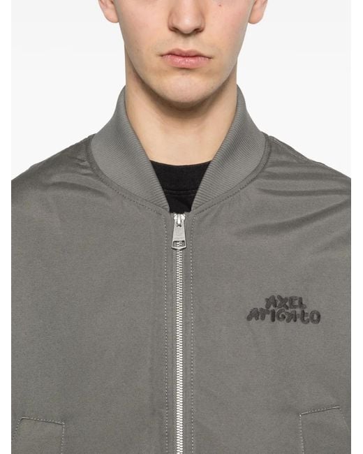 Axel Arigato Gray Jackets for men