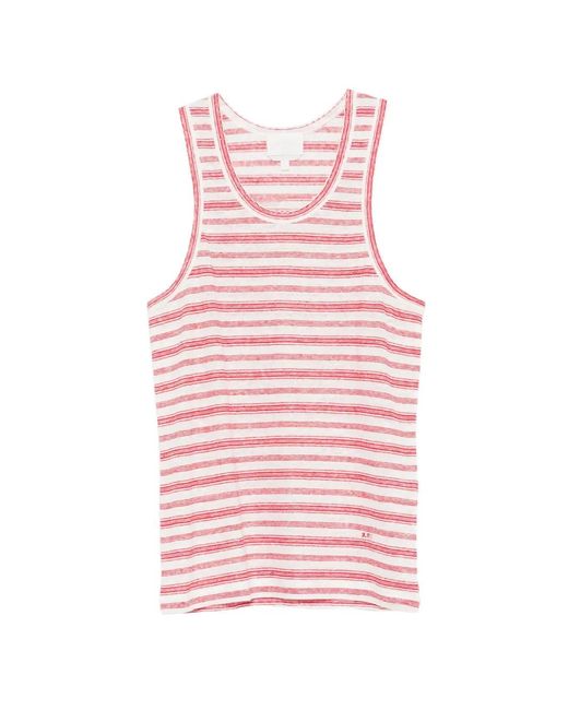 A.P.C. レディース ピンク ストライプ タンクトップ 【公式通販】