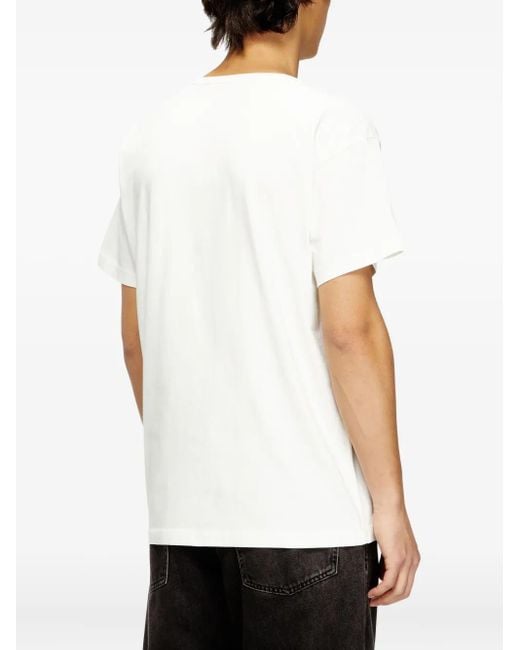 メンズ DIESEL T-Norm-Iod Tシャツ White